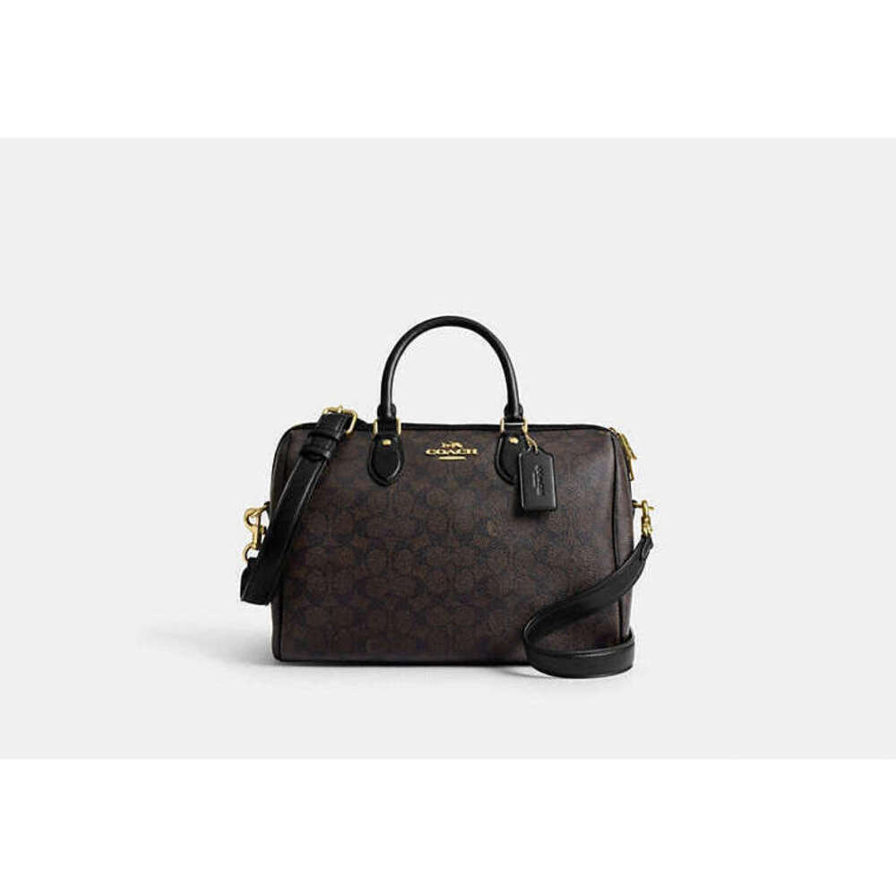 Rowan Large Satchel Bag In Signature Canvas